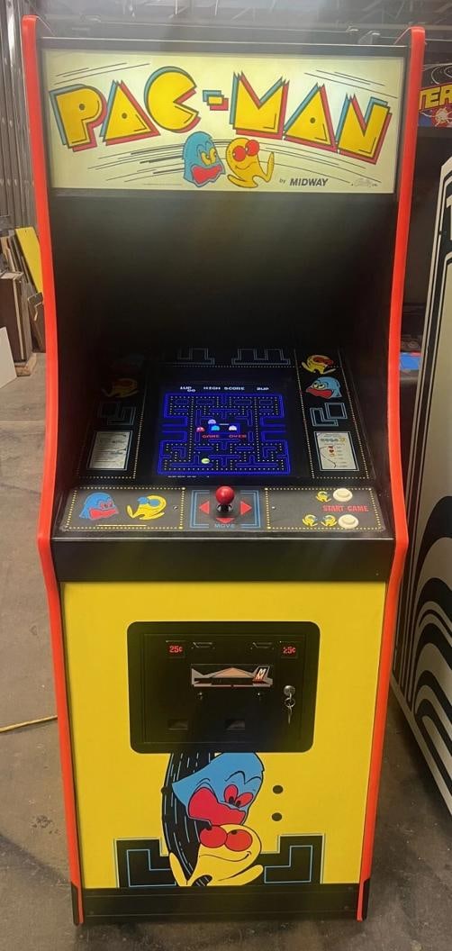 PAC-MAN ARCADE MACHINE by MIDWAY (Excellent Condition) *RARE* - 4