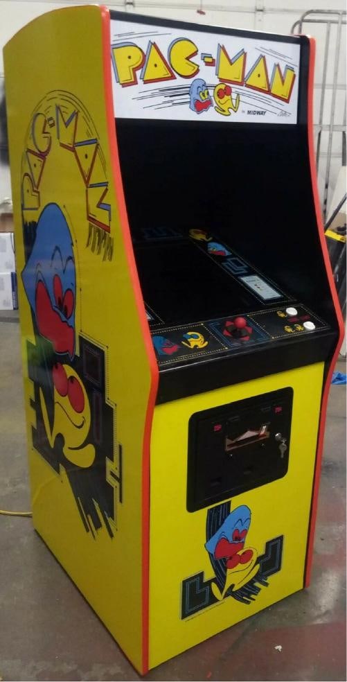 PAC-MAN ARCADE MACHINE by MIDWAY (Excellent Condition) *RARE* - 7
