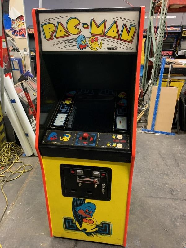 PAC-MAN ARCADE MACHINE by MIDWAY (Excellent Condition) *RARE* - 8