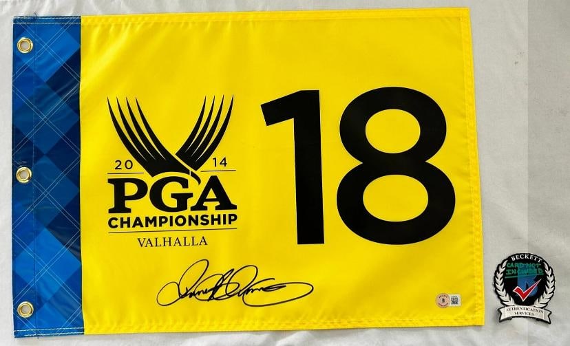 Rory McIlroy Signed 2014 PGA Championship Flag Beckett BAS 2 COA: Condition: New: A brand-new, unused, unopened, undamaged item (including handmade items). ,Country of Origin: United States,Modified Item: No,Original/Reproduction: Original