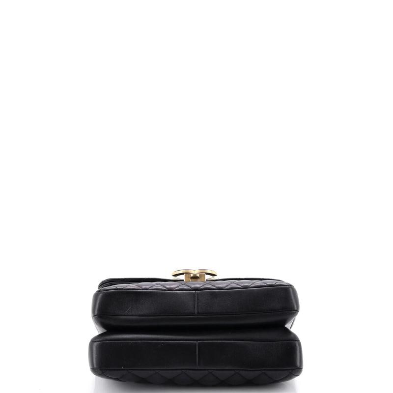 Chanel CC Chic Double Flap Bag Quilted Lambskin Medium - 4
