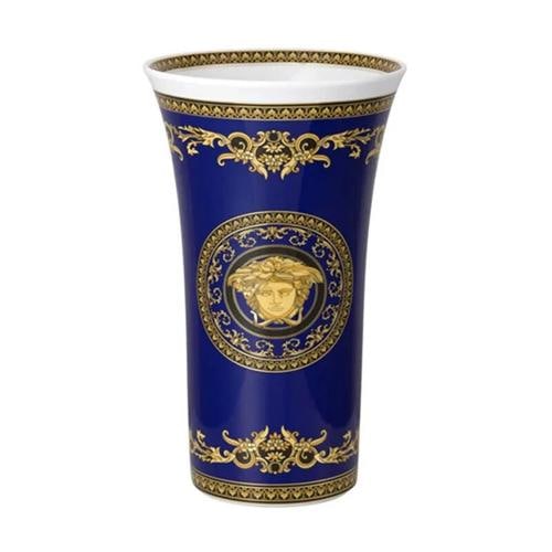 Versace Rosenthal Medusa Blue Vase 26 cm (10.24": Condition: New: A brand-new, unused, unopened, undamaged item in its original packaging (where packaging is applicable). Packaging should be the same as what is found in a retail store, unless the