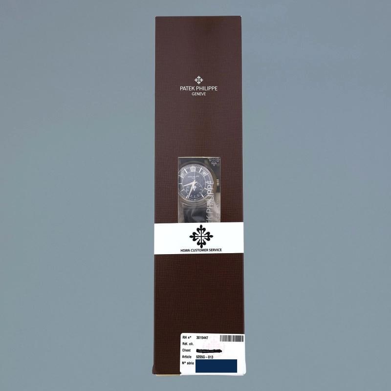 MINT PAPERS Patek Service Patek Philippe 5205G White Gold Annual Calendar Blue - 7
