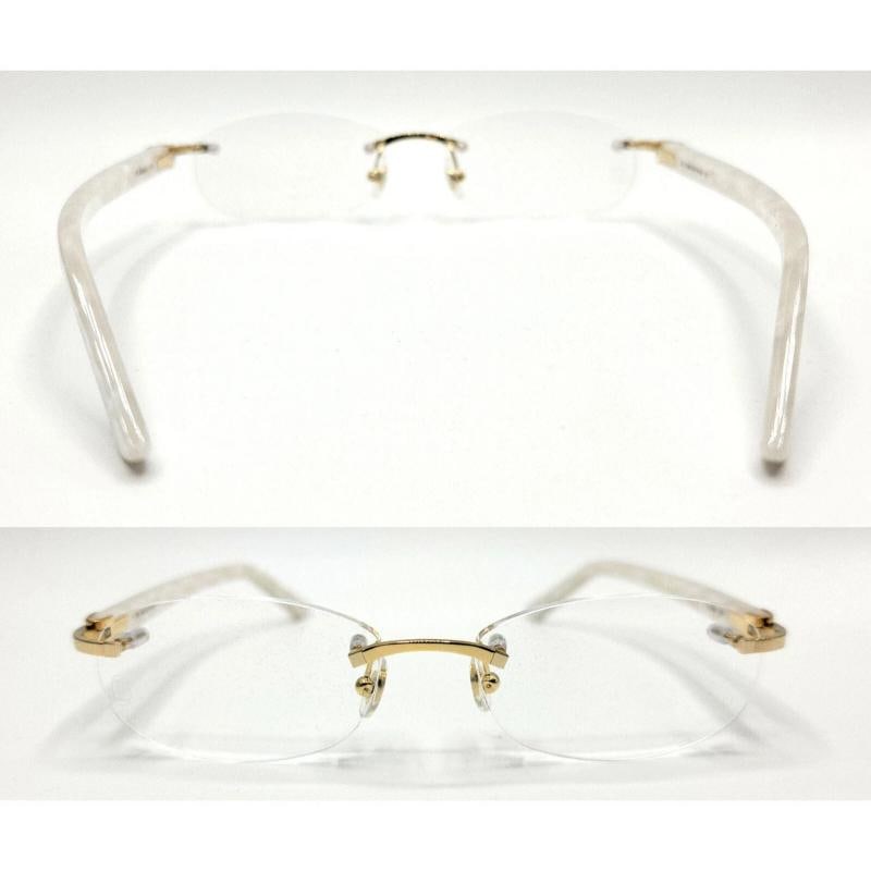Cartier Pearl White Syracuse Glasses - 6