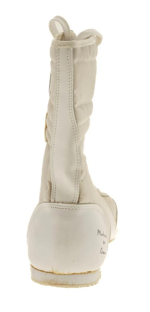 Muhammad Ali "AKA Cassius Clay" Twice Signed Vintage Boxing Boot JSA COA - 7