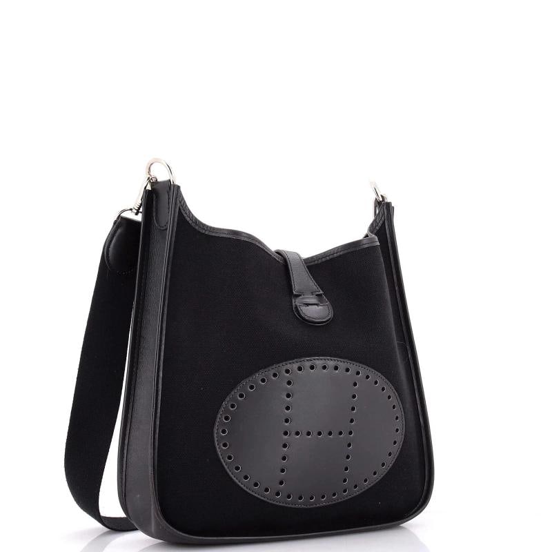 Hermes Evelyne Bag Gen I Toile and Leather PM - 2