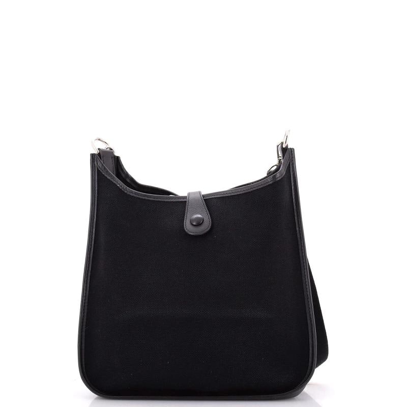 Hermes Evelyne Bag Gen I Toile and Leather PM - 3