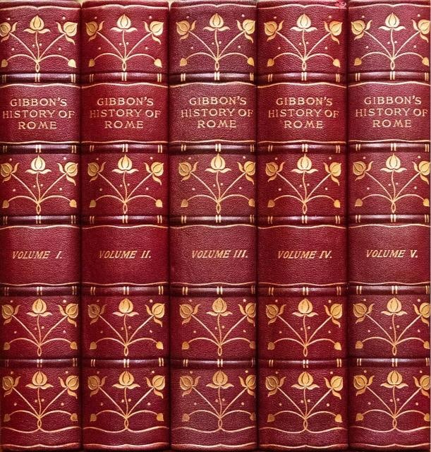 1900 The Decline and Fall of the Roman Empire by Edward Gibbon Fine Leather (1 of 13)