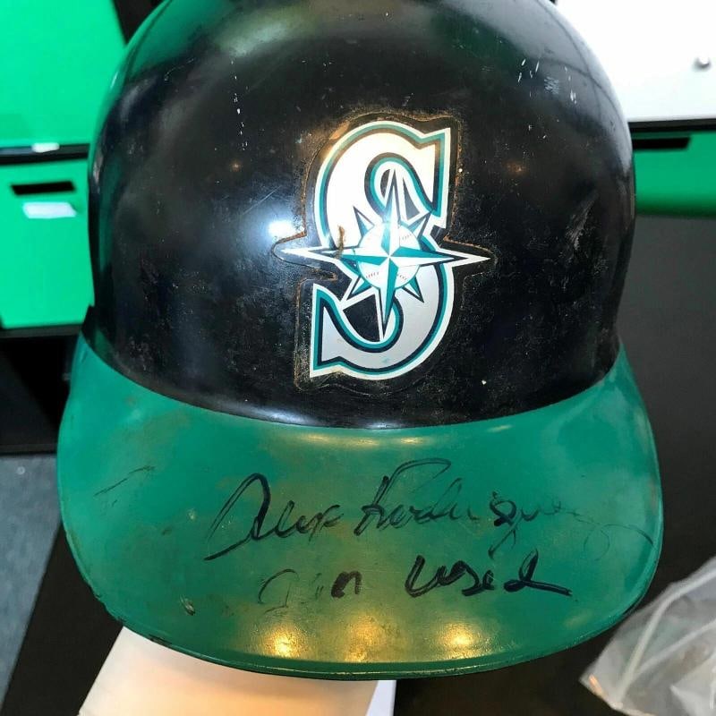 Earliest Known Alex Rodriguez 1994 Rookie Game Used Signed Helmet PSA DNA COA: Autograph Authentication: psa dna,Country of Origin: United States