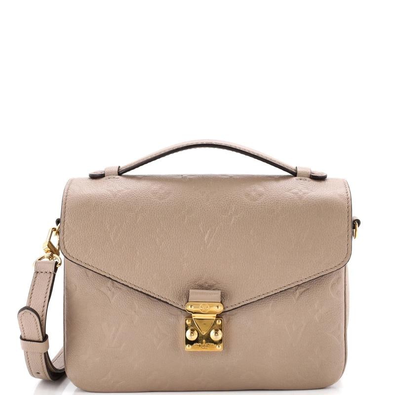Louis Vuitton Pochette Metis Monogram Empreinte Leather: Condition: Pre-owned - Good,Brand: Louis Vuitton,Exterior Material: Leather,Style: Cross Body Bags,Exterior Color: Neutral,Department: Women,Size: Unknown,Accessories: With Strap