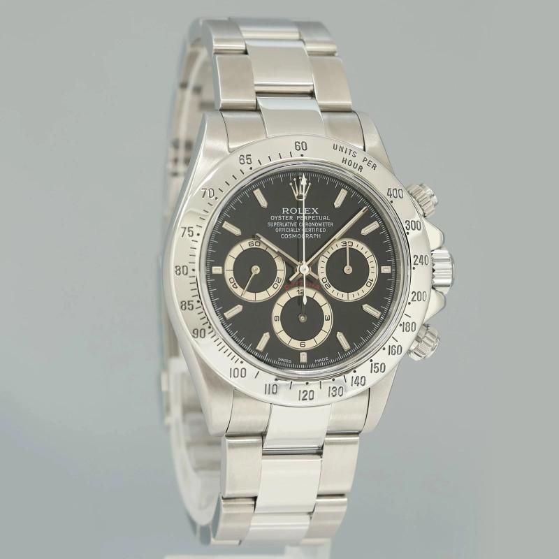 1999 MINT Rolex 16520 Zenith Daytona Chronograph Black Dial 40mm Watch Box - 3
