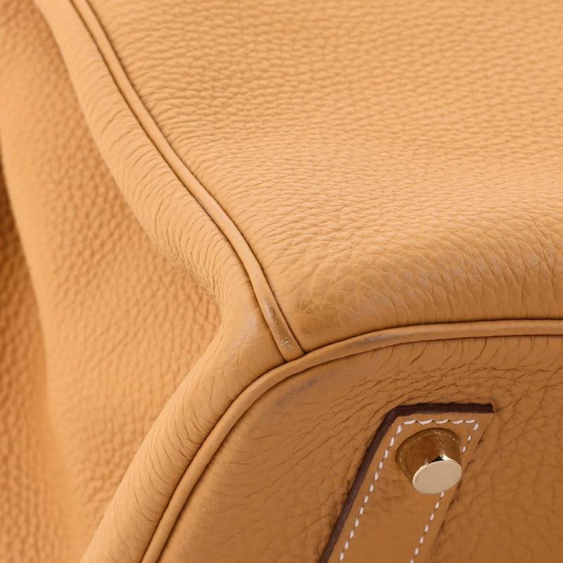 Hermes Birkin Handbag Brown Togo with Gold Hardware 35 - 7