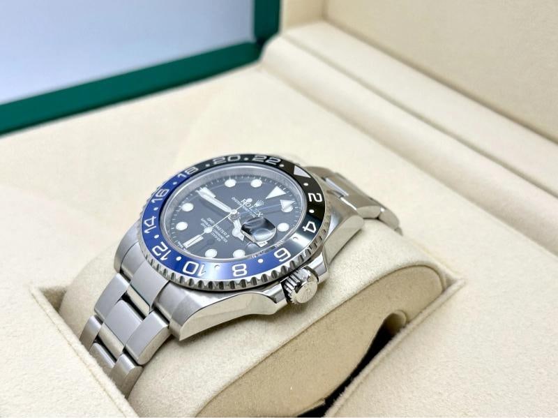 2017 Rolex GMT Master II Batman 116710BLNR 40mm Black Blue Bezel Steel Box Paper - 5