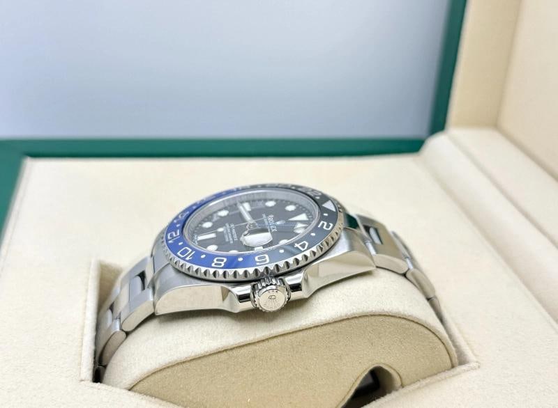 2017 Rolex GMT Master II Batman 116710BLNR 40mm Black Blue Bezel Steel Box Paper - 6