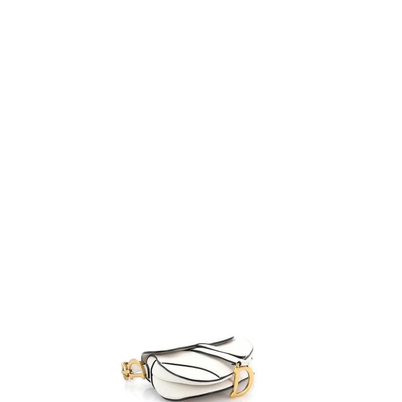 Christian Dior Saddle Handbag Leather Mini - 4