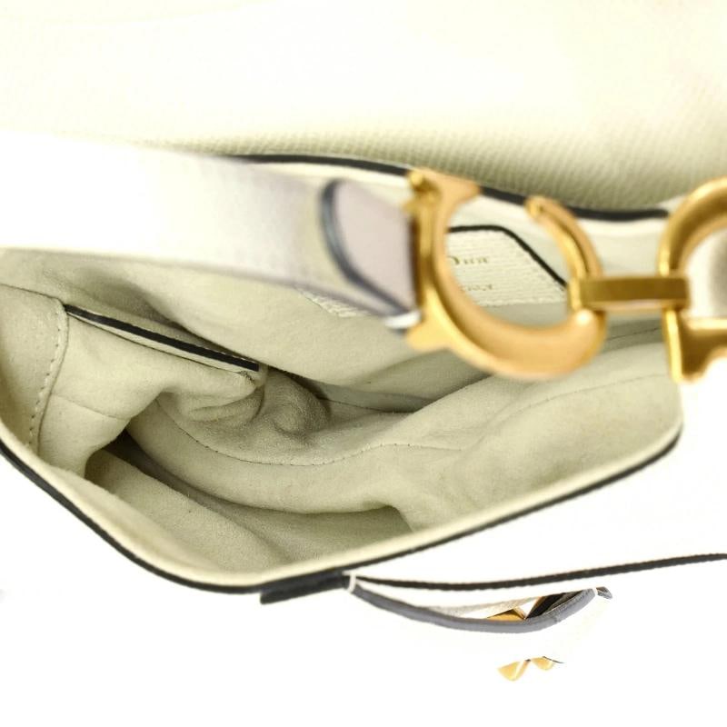 Christian Dior Saddle Handbag Leather Mini - 5