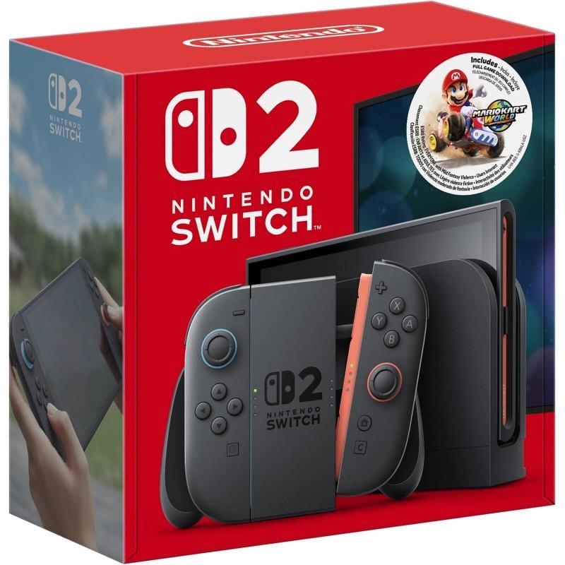 NEW Nintendo Switch 2 Handheld Console System with Mario Kart World Bundle (1 of 2)