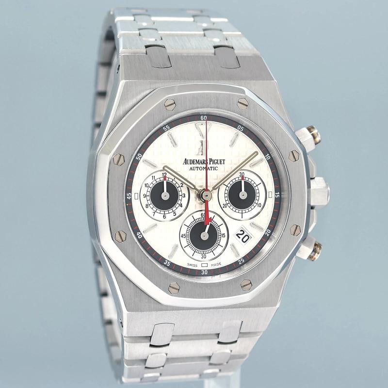 MINT Audemars Piguet 26300ST Royal Oak Silver Panda Chronograph 39mm Watch Box - 3