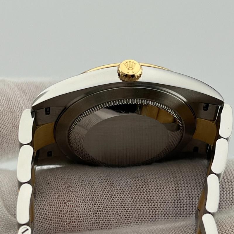 2024 Rolex Datejust 41 126333 Black Diamond Dial 18K Yellow Gold Steel Box Paper - 8