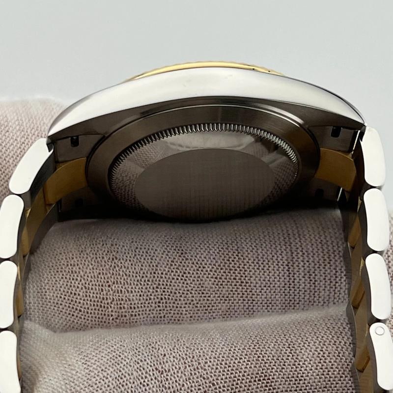 2024 Rolex Datejust 41 126333 Black Diamond Dial 18K Yellow Gold Steel Box Paper - 9