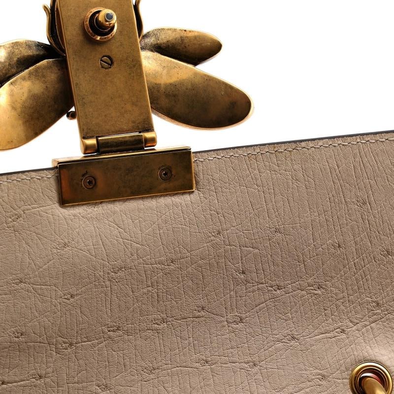 Gucci Queen Margaret Top Handle Bag Ostrich Small - 7