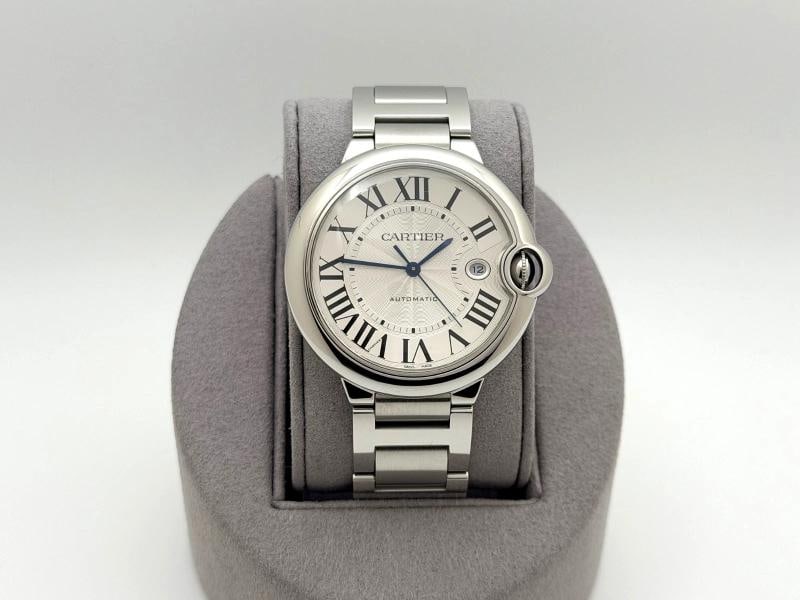 Cartier Ballon Bleu WSBB0049 42mm Silver Roman Dial Stainless Steel Box Paper - 9
