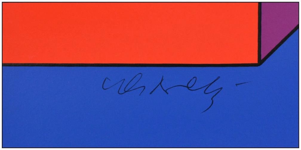 Victor Vasarely Original Silkscreen in Colors XICO 4 Geometric Signed Framed Art - 5