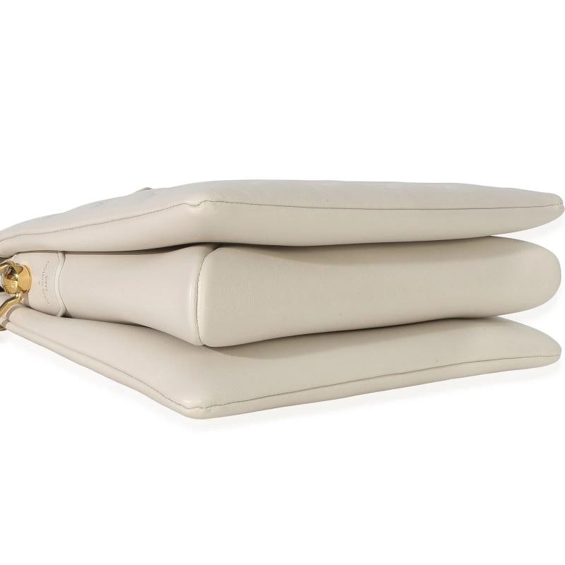 Louis Vuitton White Monogram Embossed Lambskin Coussin PM - 8
