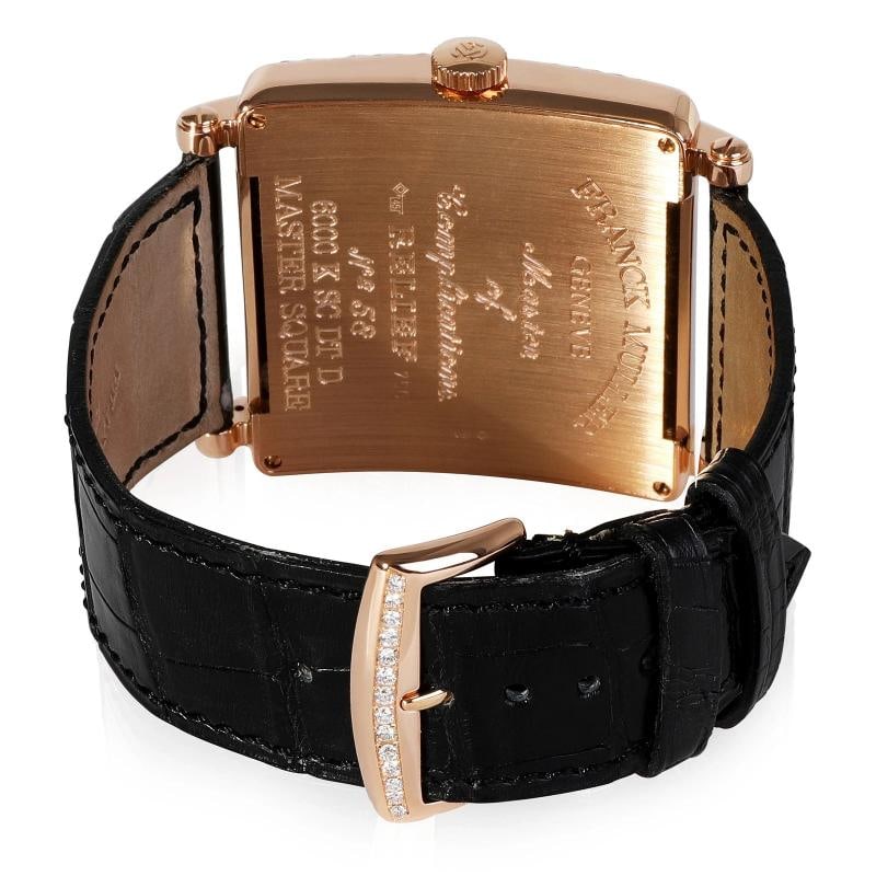 Franck Muller Master Square 6000K SC DT D Men's Watch in 18kt Rose Gold - 4