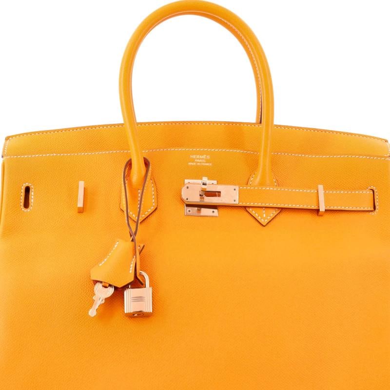 Hermes Candy Birkin Bag Epsom 35 - 5