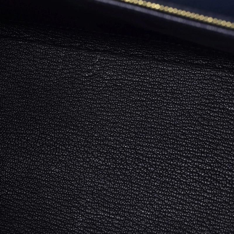 Hermes Kelly Handbag Blue Epsom with Gold Hardware 25 - 5