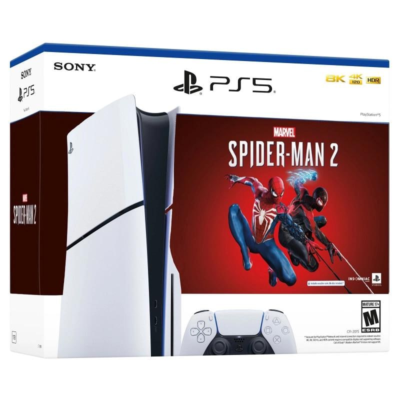 Sony PlayStation 5 Slim Disc MarvelÃ¢â‚¬â„¢s Spider-Man 2 : Condition: New: A brand-new, unused, unopened, undamaged item in its original packaging (where packaging is applicable). Packaging should be the same as what is found in a retail store, unless the ite