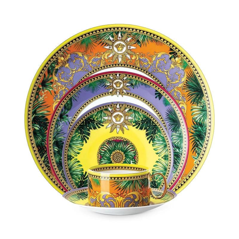 Versace Rosenthal Jungle Animalier 5 Piece Place Setting,: Condition: New: A brand-new, unused, unopened, undamaged item in its original packaging (where packaging is applicable). Packaging should be the same as what is found in a retail store, unless the