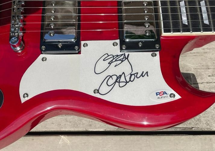 PSA/DNA Black Sabbath Ozzy Osbourne Signed Autograph Auto Electric SG Guitar - 3