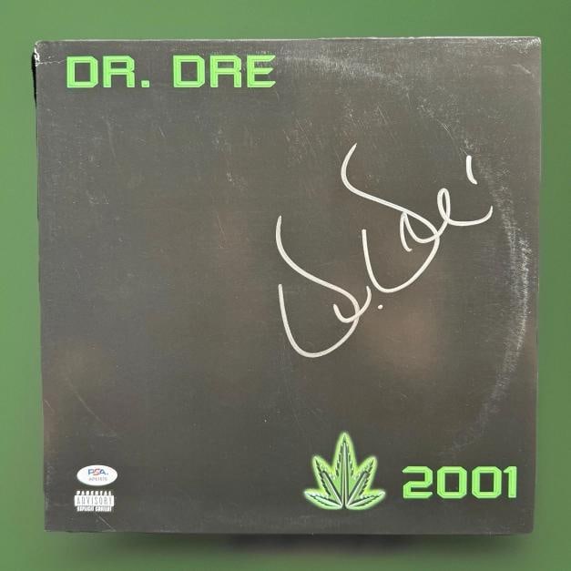 Andre Young Dr. Dre Signed Autographed Chronic 2001 Vinyl LP Album PSA/DNA COA: Industry: Music,Signed: Yes,Autograph Authentication: Professional Sports (PSA/DNA),Original/Reproduction: Original,Country of Origin: United States