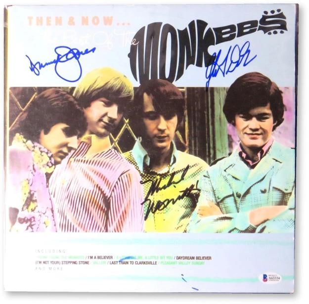 The Monkees Signed Autographed Record Album Davy Jones Dolenz Nesmith BAS A63334: Object Type: Record,Industry: Music,Original/Reproduction: Original,Autograph Authentication: Beckett Authentication,Signed: yes,Player: The Monkees,Country of Origin: United States