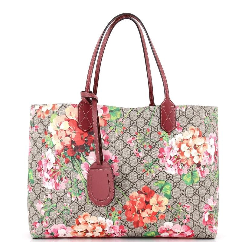 Gucci Reversible Tote Blooms GG Print Leather Medium (1 of 5)