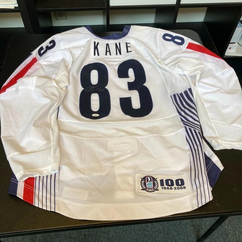 Patrick Kane Signed Game Issued Authentic Team USA Olympics Jersey With JSA COA - 2