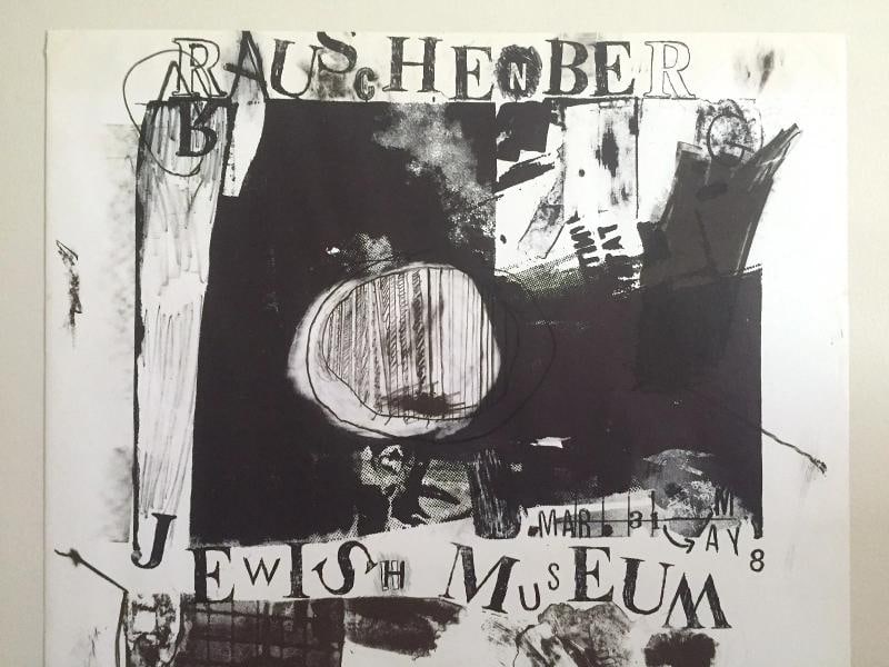 ROBERT RAUSCHENBERG RARE 1963 LITHOGRAPH PRINT JEWISH MUSUEM POP ART POSTER - 2