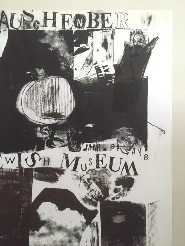 ROBERT RAUSCHENBERG RARE 1963 LITHOGRAPH PRINT JEWISH MUSUEM POP ART POSTER - 5