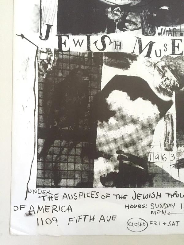 ROBERT RAUSCHENBERG RARE 1963 LITHOGRAPH PRINT JEWISH MUSUEM POP ART POSTER - 6