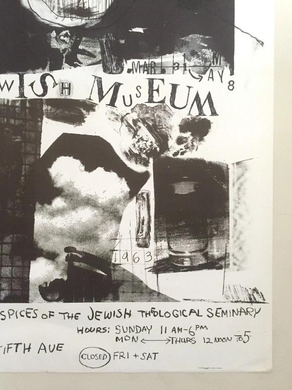 ROBERT RAUSCHENBERG RARE 1963 LITHOGRAPH PRINT JEWISH MUSUEM POP ART POSTER - 7
