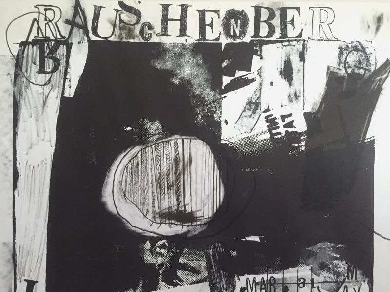 ROBERT RAUSCHENBERG RARE 1963 LITHOGRAPH PRINT JEWISH MUSUEM POP ART POSTER - 8