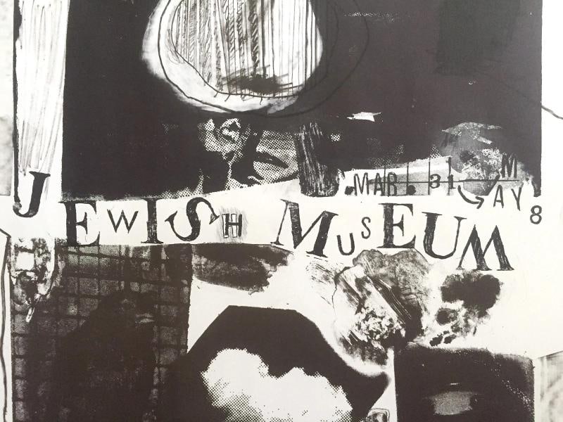 ROBERT RAUSCHENBERG RARE 1963 LITHOGRAPH PRINT JEWISH MUSUEM POP ART POSTER - 9