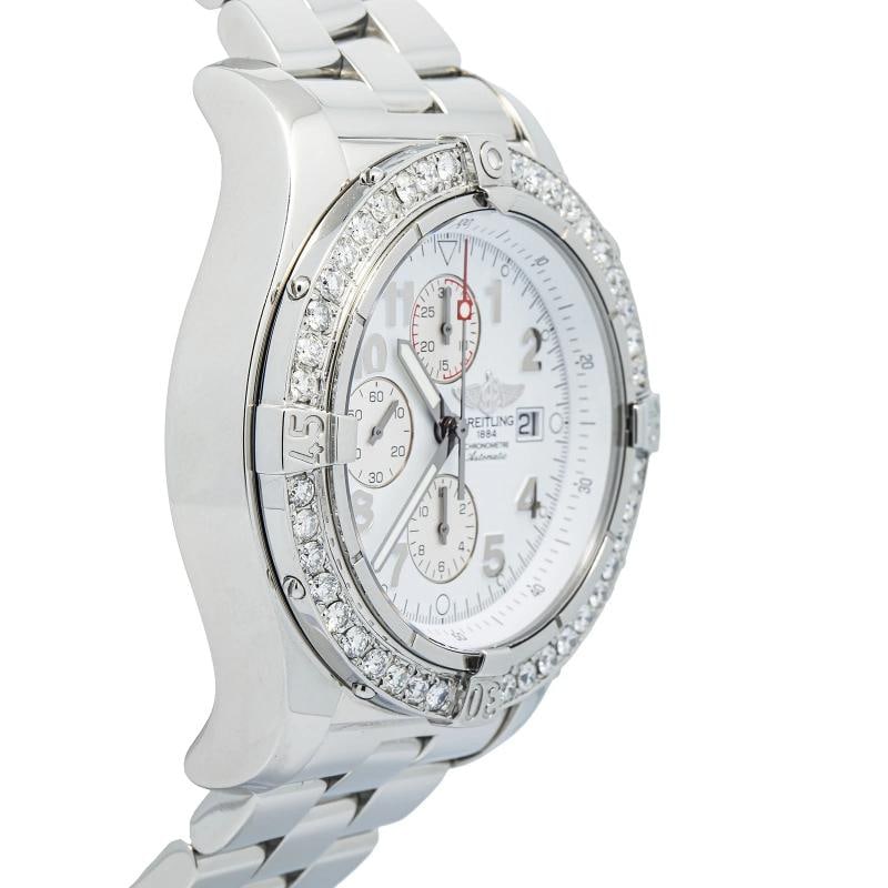 Breitling Chronometre 2476836 2008 Paper SS White Dial Auto Men's Watch 44mm - 4