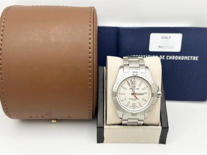 Breitling Colt A17313 41mm Stainless Steel Box Paper - 9