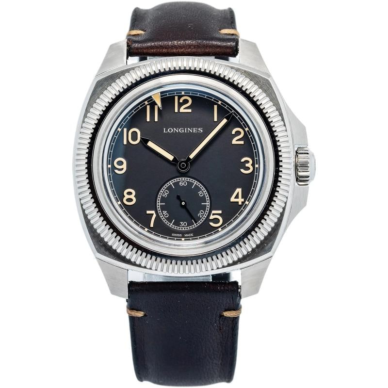 Longines Pilot Majetek Tartarugone L2.838.4.53.9 Complete SS Auto Men's 43mm Box and Paper: Condition: Pre-owned - Good: This item has been gently used but is in good condition. It might have a few signs of wear, like light scratches or tarnishing. ,Brand: Longines,Movement: Swiss