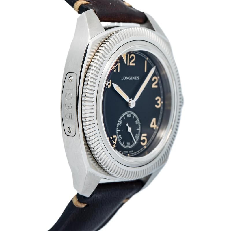 Longines Pilot Majetek Tartarugone L2.838.4.53.9 Complete SS Auto Men's 43mm Box and Paper - 4