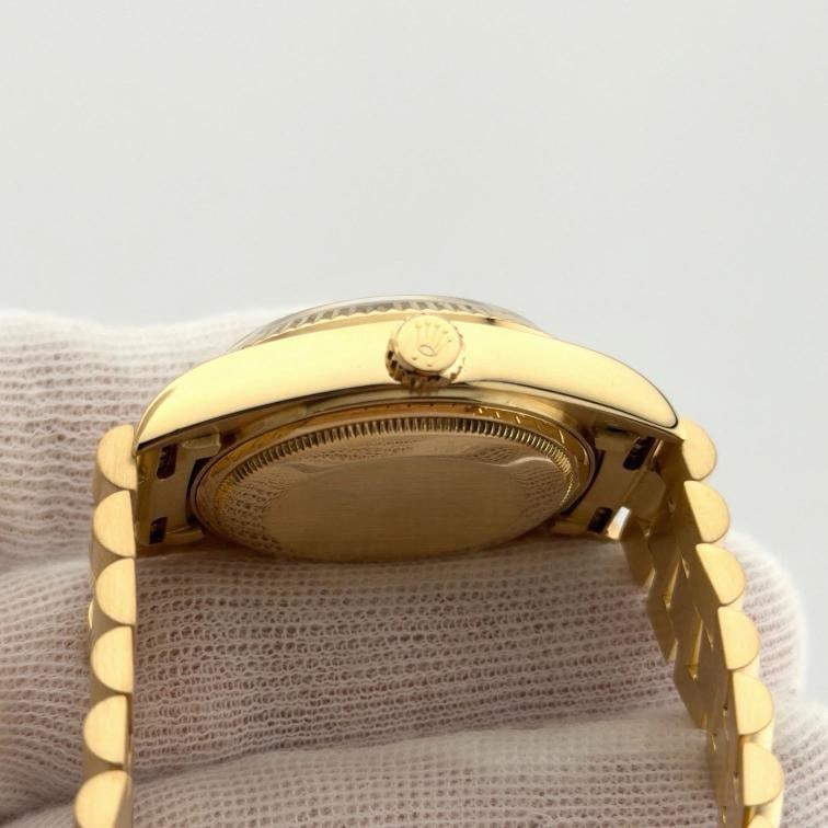 Rolex Day Date President 18038 36mm Champagne Dial 18K Yellow Gold Box Paper - 11