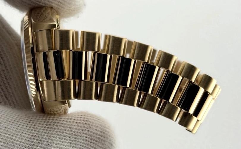 Rolex Day Date President 18038 36mm Champagne Dial 18K Yellow Gold Box Paper - 3